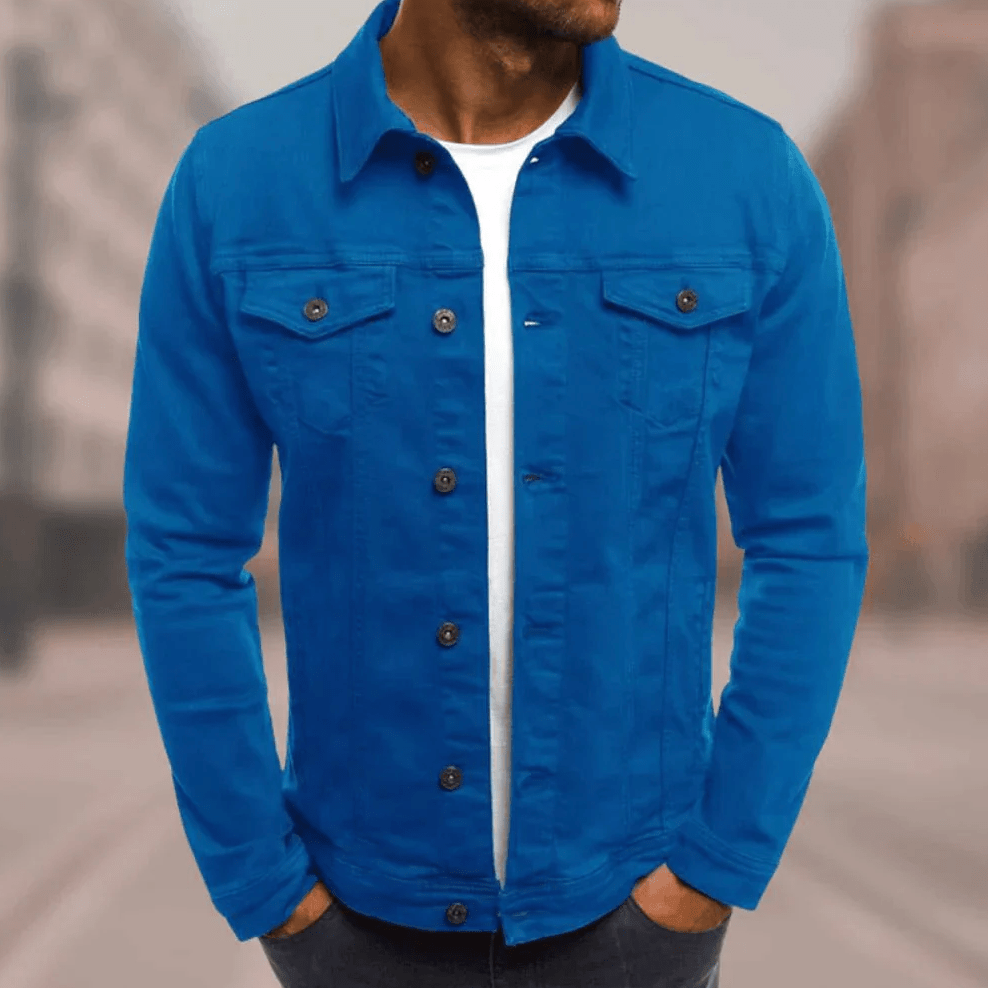 JensenStil™ Laurits - moderne stilfuld denimjakke